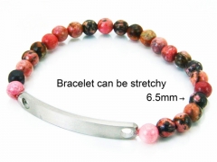 HY Wholesale Stainless Steel 316L Bracelets (Rosary)-HY11B0215HSS