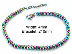 HY Stainless Steel 316L Bracelets (Colorful)-HY76B1527KA