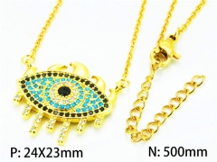 HY Wholesale| Popular CZ Necklaces-HY54N0205HIX