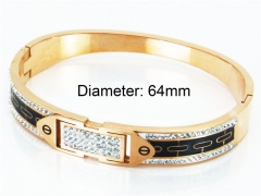 HY Stainless Steel 316L Bangle (Crystal)-HY80B0785HPQ