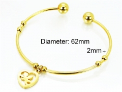 HY Jewelry Wholesale Stainless Steel 316L Bangle (PDA Style)-HY89B0009JLQ