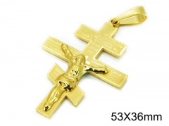 HY Jewelry Stainless Steel 316L Pendants (cross)-HY08P0798ML