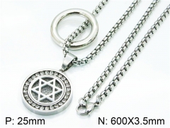 HY Wholesale Stainless Steel 316L Necklaces (Other Style)-HY09N0242HJD