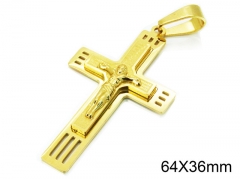 HY Jewelry Stainless Steel 316L Pendants (cross)-HY08P0799NE