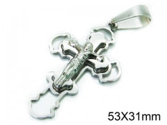 HY Jewelry Stainless Steel 316L Pendants (cross)-HY08P0808LL