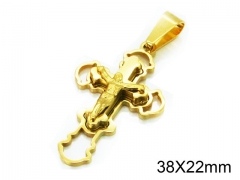 HY Jewelry Stainless Steel 316L Pendants (cross)-HY08P0810MW