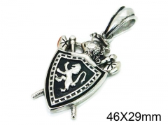 HY Wholesale Stainless Steel 316L Pendants (Animal)-HY28P0098OG