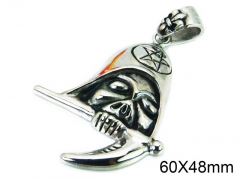 HY Wholesale Stainless Steel 316L Pendants (Skull Style)-HY28P0086OE