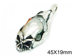 HY Wholesale Stainless Steel 316L Pendants (Skull Style)-HY28P0101NW