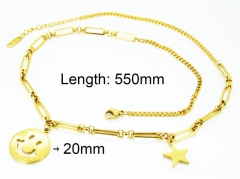 HY Stainless Steel 316L Necklaces-HY64N0036HOF