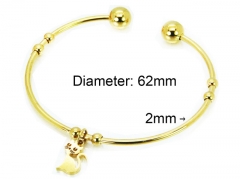 HY Jewelry Wholesale Stainless Steel 316L Bangle (PDA Style)-HY58B0397KE