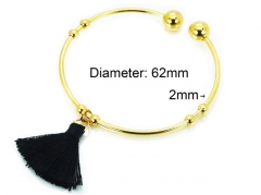 HY Jewelry Wholesale Stainless Steel 316L Bangle (PDA Style)-HY58B0360KLS