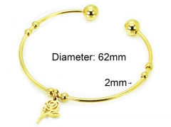 HY Jewelry Wholesale Stainless Steel 316L Bangle (PDA Style)-HY58B0402KA