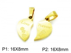 HY Stainless Steel 316L Pendants (Lover)-HY12P0764KL