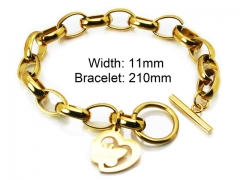 HY Stainless Steel 316L Bracelets (Lady Popular)-HY65B0700OQ (No in stock)