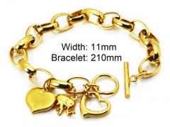 HY Stainless Steel 316L Bracelets (Lady Popular)-HY65B0706HJA (No in stock)