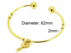 HY Jewelry Wholesale Stainless Steel 316L Bangle (PDA Style)-HY58B0390KR