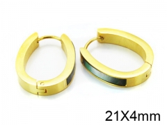 HY Stainless Steel 316L Huggie Hoop Earrings-HY05E1446HKE