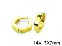 HY Stainless Steel 316L Huggie Hoop Earrings-HY05E1702OD