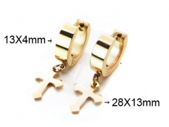 HY Stainless Steel 316L Drops Earrings-HY05E1376HHS