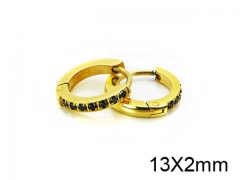 HY Stainless Steel 316L Huggie Hoop Earrings-HY05E1525HKD