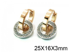 HY Stainless Steel 316L Drops Earrings-HY05E1684IWW