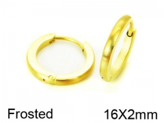 HY Stainless Steel 316L Huggie Hoop Earrings-HY05E1745NL