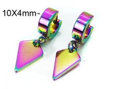 HY Stainless Steel 316L Drops Earrings-HY60E0177JS