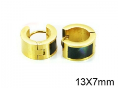 HY Stainless Steel 316L Huggie Hoop Earrings-HY05E1777HHE