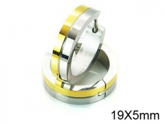 HY Stainless Steel 316L Huggie Hoop Earrings-HY05E1707HHA