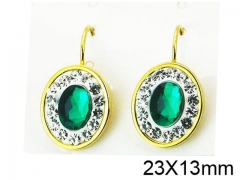 HY Stainless Steel 316L Drops Earrings-HY67E0151MW