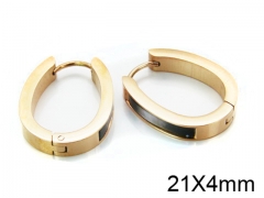 HY Stainless Steel 316L Huggie Hoop Earrings-HY05E1447HLQ