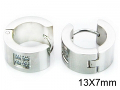 HY Stainless Steel 316L Huggie Hoop Earrings-HY05E1311OL