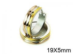 HY Stainless Steel 316L Huggie Hoop Earrings-HY05E1726HJD