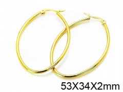 HY Stainless Steel 316L Snap Post Hoop Earrings-HY58E0908IL