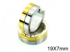 HY Stainless Steel 316L Huggie Hoop Earrings-HY05E1705HHW