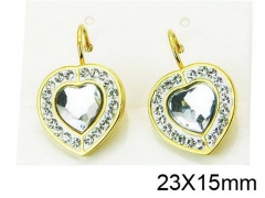 HY Stainless Steel 316L Drops Earrings-HY67E0141MA