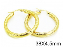 HY Stainless Steel 316L Hollow Hoop Earrings-HY58E1031NQ