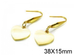 HY Stainless Steel 316L Drops Earrings-HY91E0524HWW