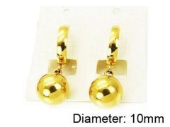 HY Stainless Steel 316L Ball Earrings-HY25E0544KJ