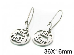 HY Stainless Steel 316L Drops Earrings-HY91E0541MW