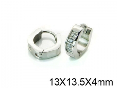 HY Stainless Steel 316L Huggie Hoop Earrings-HY05E1699HIE