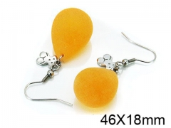 HY Stainless Steel 316L Bear Earrings-HY64E0372HDD