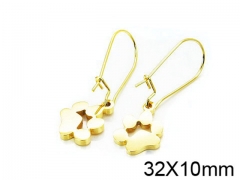 HY Stainless Steel 316L Drops Earrings-HY91E0551NX