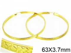 HY Stainless Steel 316L Snap Post Hoop Earrings-HY58E0660KC