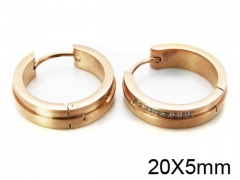 HY Stainless Steel 316L Huggie Hoop Earrings-HY05E1466HPC