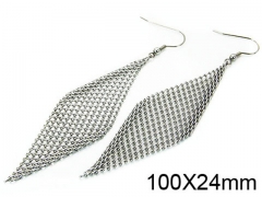 HY Stainless Steel 316L Drops Earrings-HY64E0038HKV