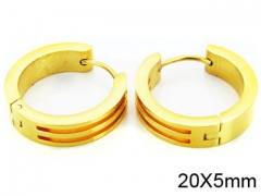 HY Stainless Steel 316L Huggie Hoop Earrings-HY05E1301HJZ