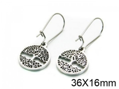 HY Stainless Steel 316L Drops Earrings-HY91E0535MR