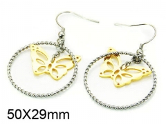 HY Stainless Steel 316L Drops Earrings-HY64E0192NW